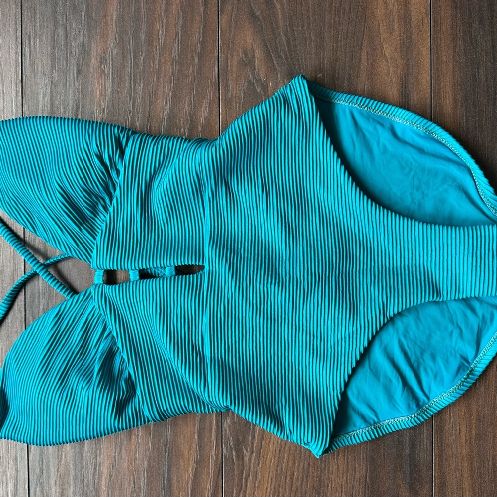 Red Carter Turquoise Swimsuit